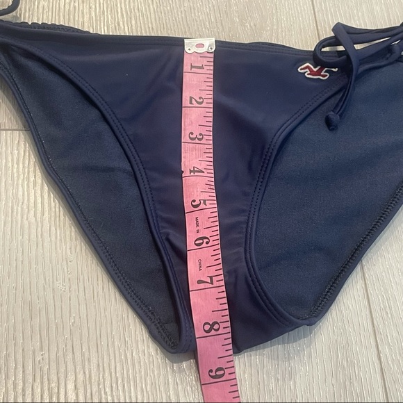 HOLLISTER Dark Blue Triangle Bikini Set - Picture 4 of 8